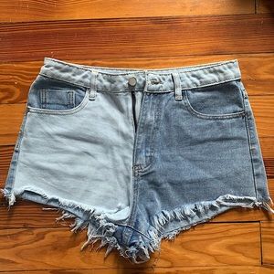 SHEIN Denim High Rise Shorts